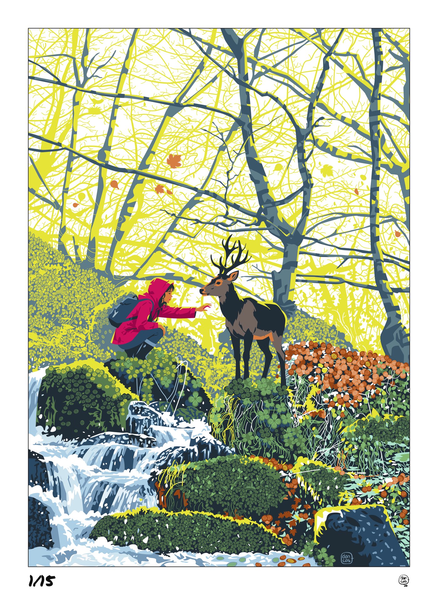 El espíritu del bosque, ilustración de Dani Castaño